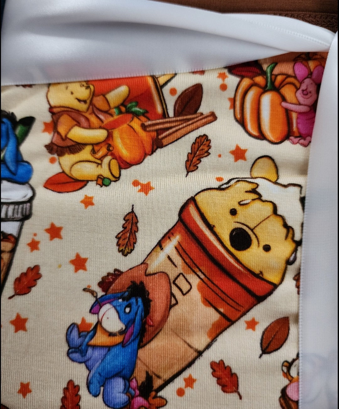 *Charlies Project Disney Winnie the Pooh Pumpkin Spice Latte Baby Blanket