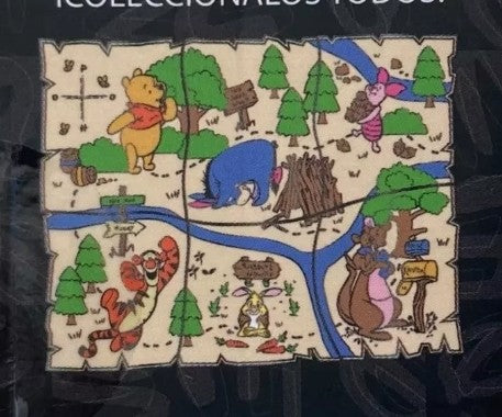 Loungefly Winnie the Pooh and Friends 100 Acre Woods Map Mystery Pins