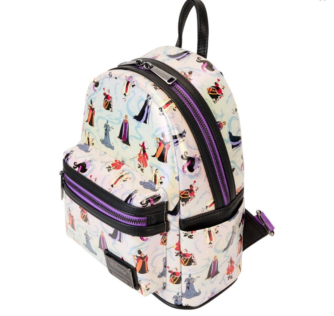 Loungefly Disney Iridescent Villains Backpack