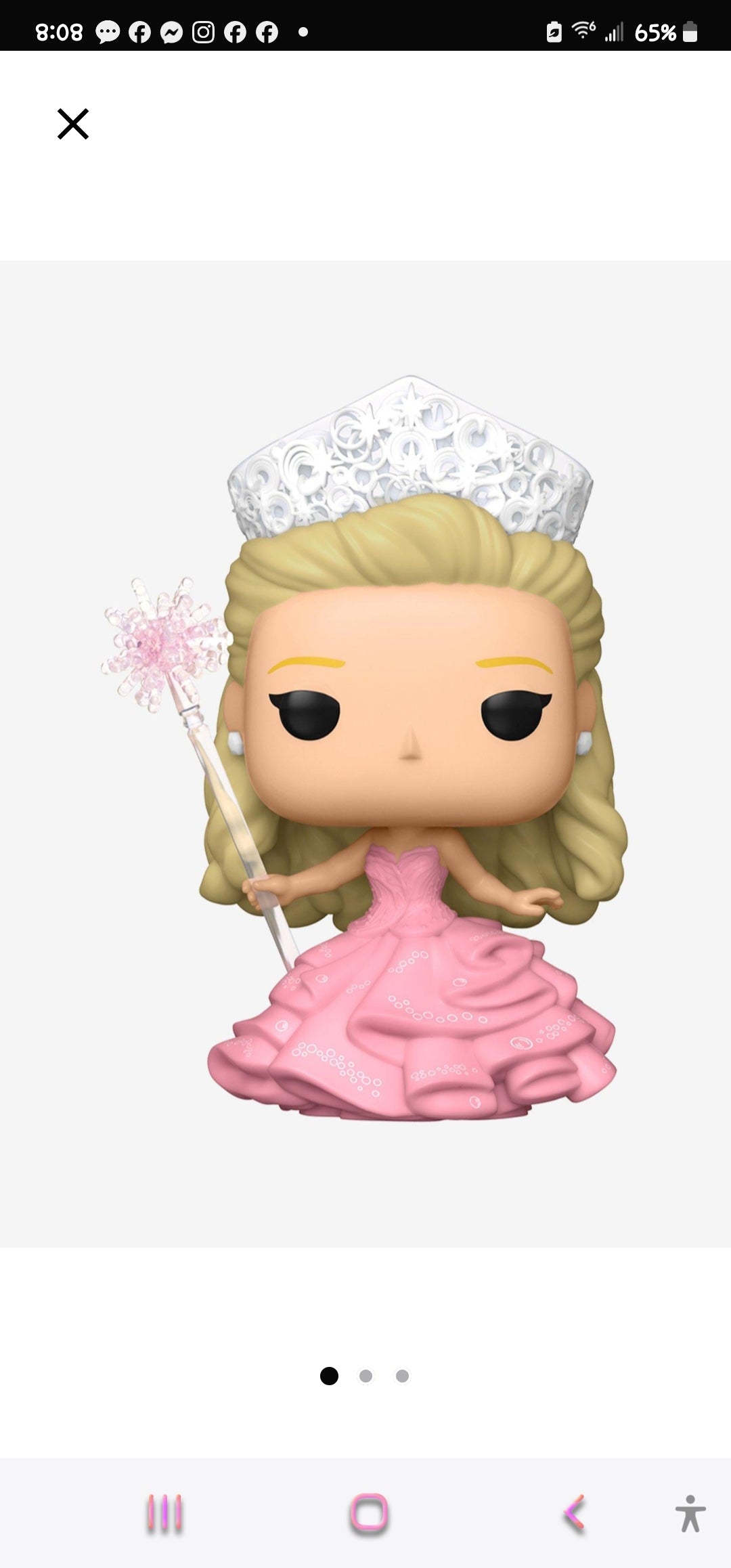 Funko Pop Wicked Glinda Bubble Gown Figure