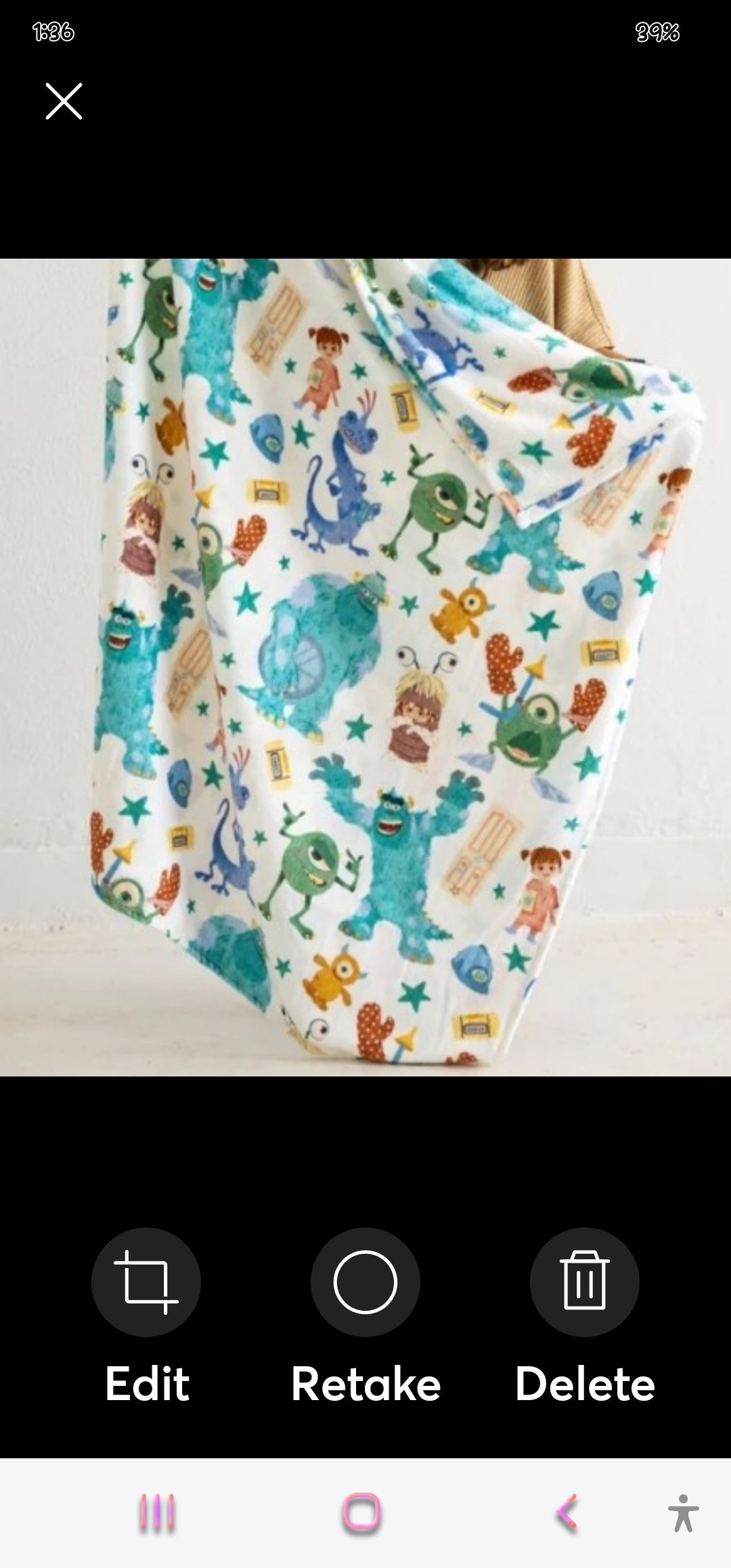 Ellie Sue Disney Pixar Monsters Inc.Super Soft Throw Blanket