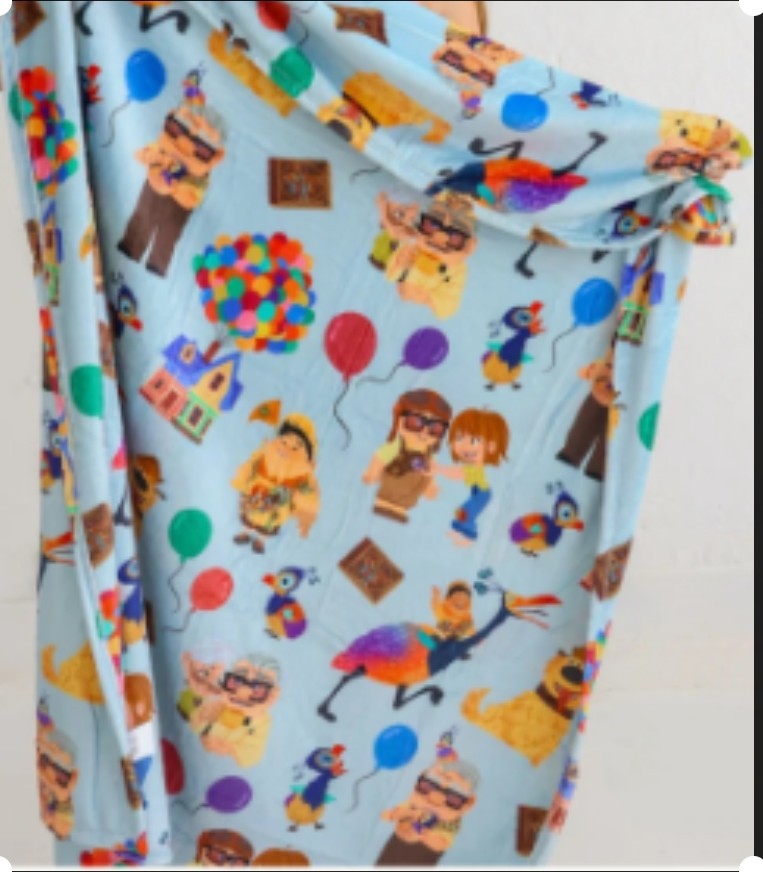 Ellie Sue Disney Pixar Up Super Soft Throw Blanket