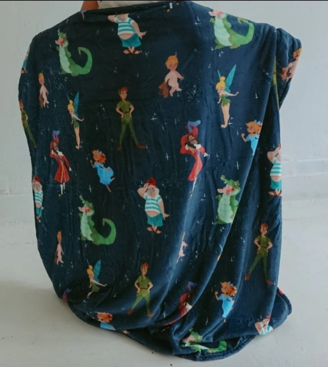 Ellie Sue Disney Peter Pan Super Soft Throw Blanket