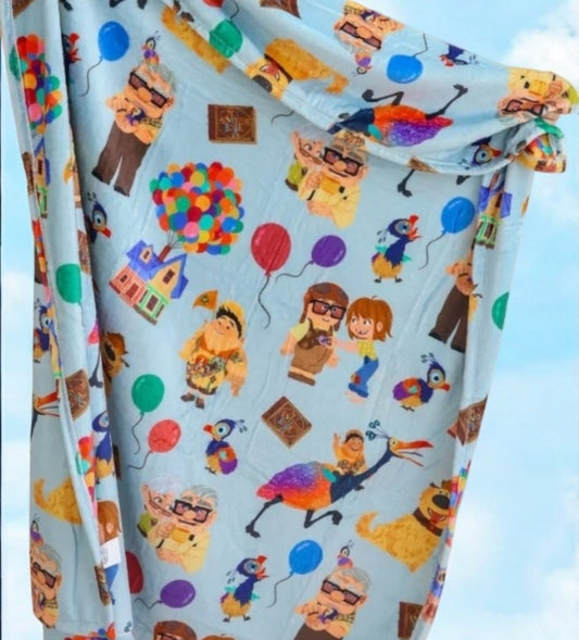 Ellie Sue Disney Pixar Up Super Soft Throw Blanket