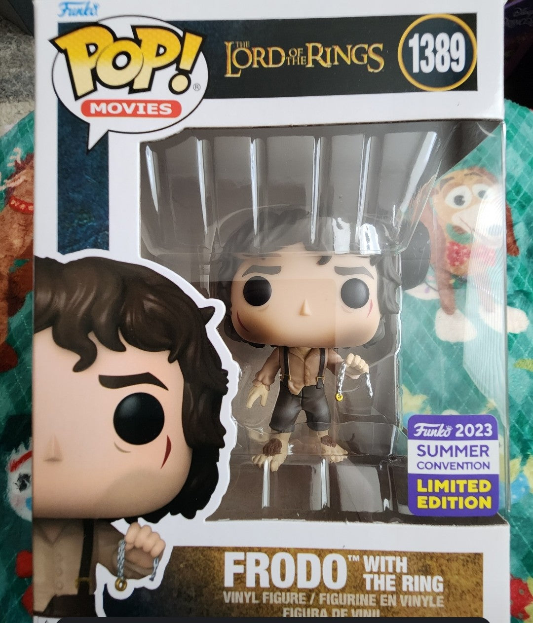 Funko Pop Limited Edition Lord of the Rings Frodo with the Ring Figure