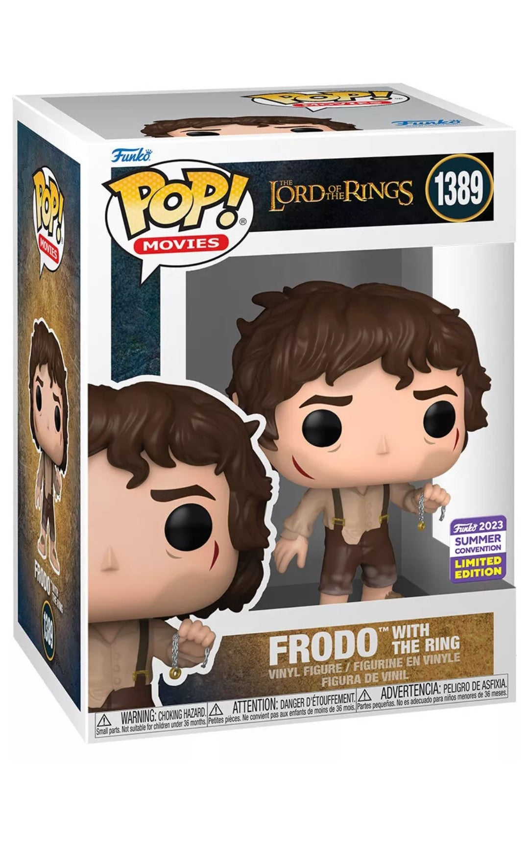 Funko Pop Limited Edition Lord of the Rings Frodo with the Ring Figure