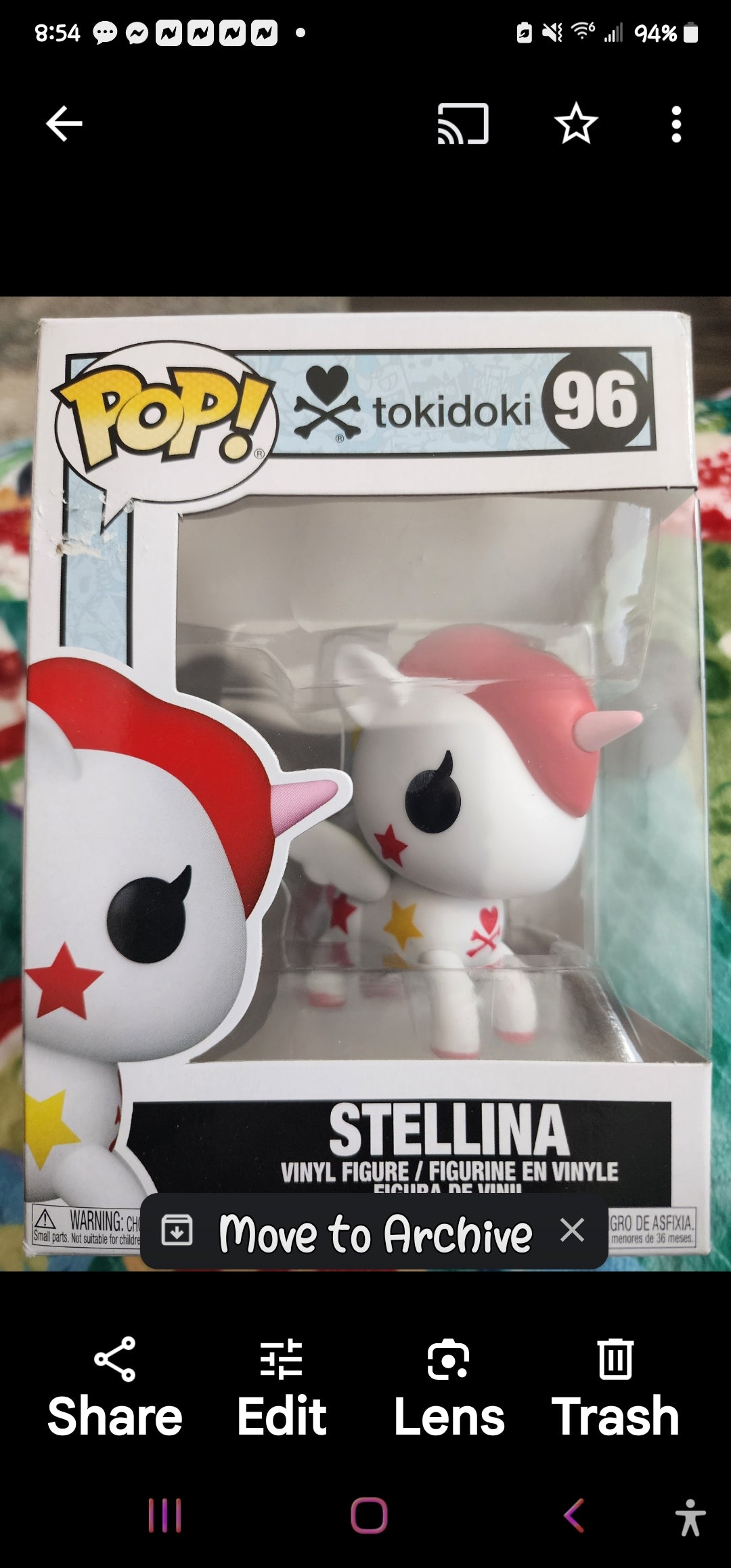 Funko Pop Tokidoki Unicorno Stellina Figure