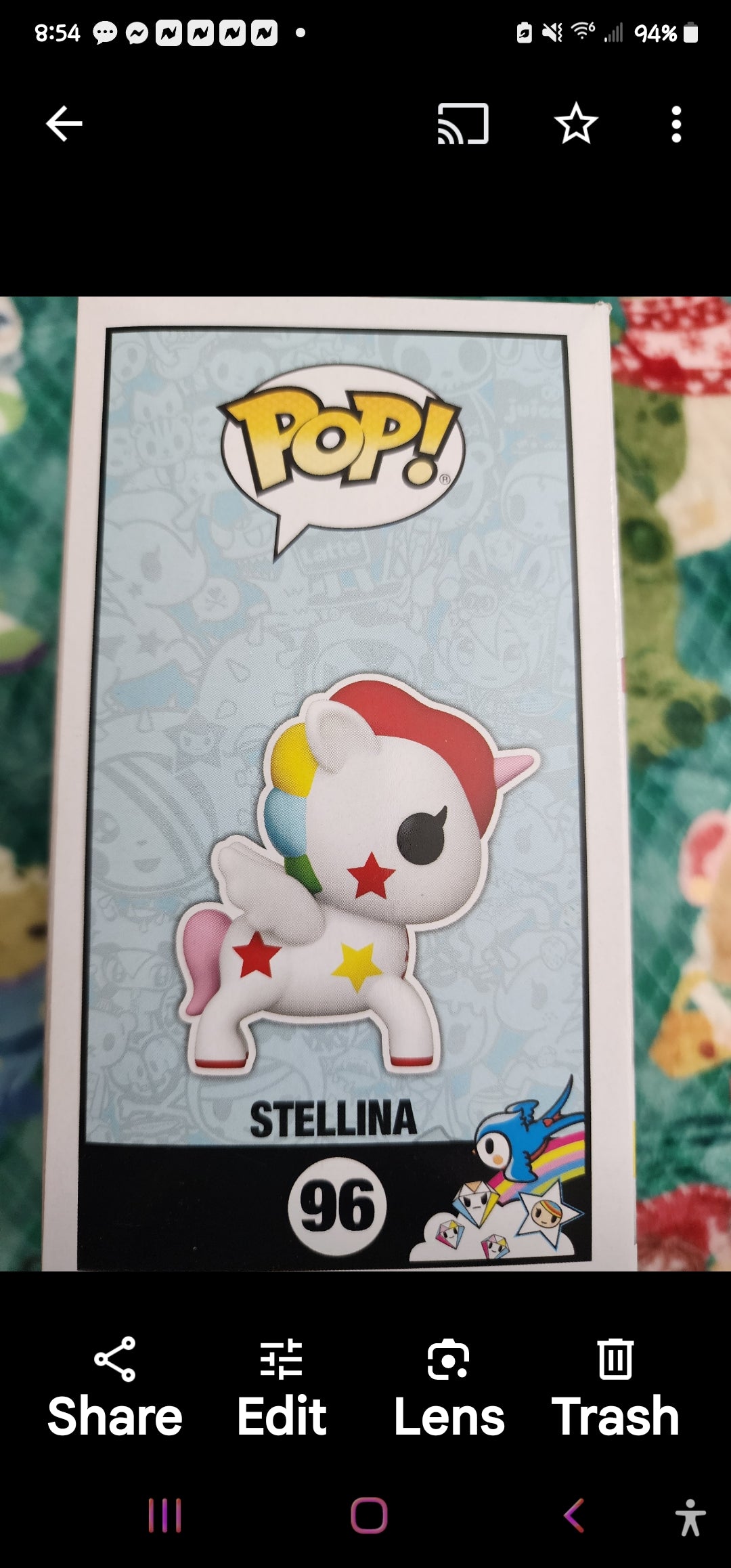 Funko Pop Tokidoki Unicorno Stellina Figure