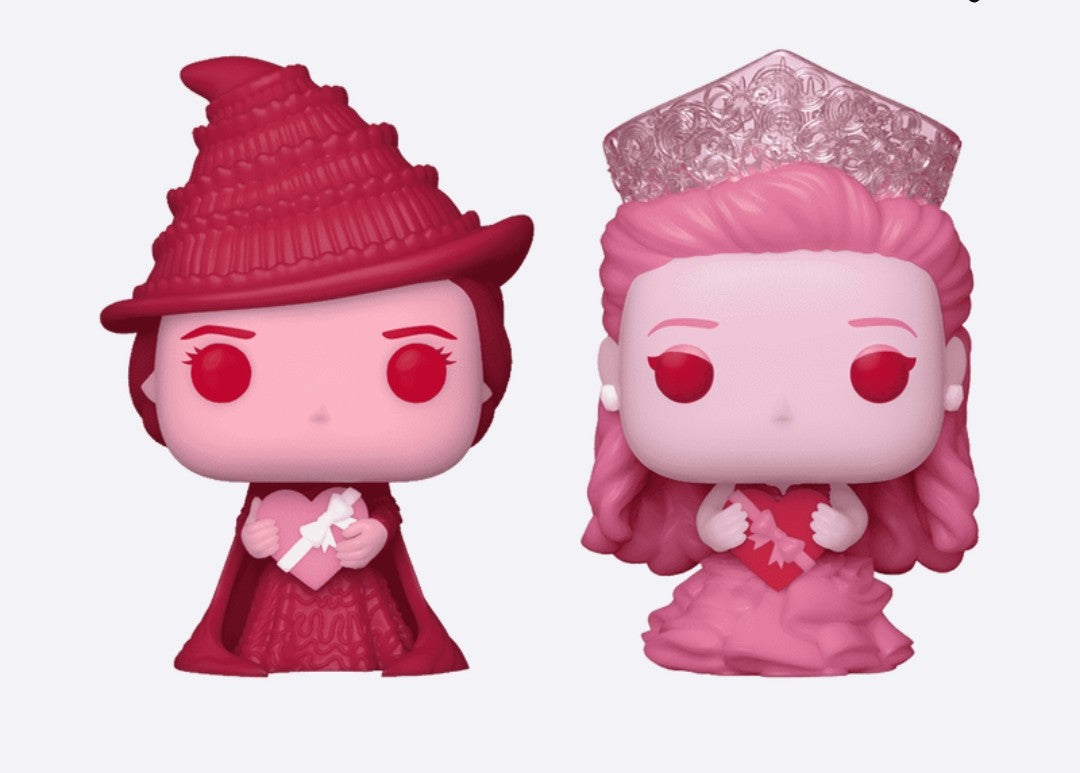 Funko Pocket Pop Wicked Glinda & Elphaba Valentine's Figure Set