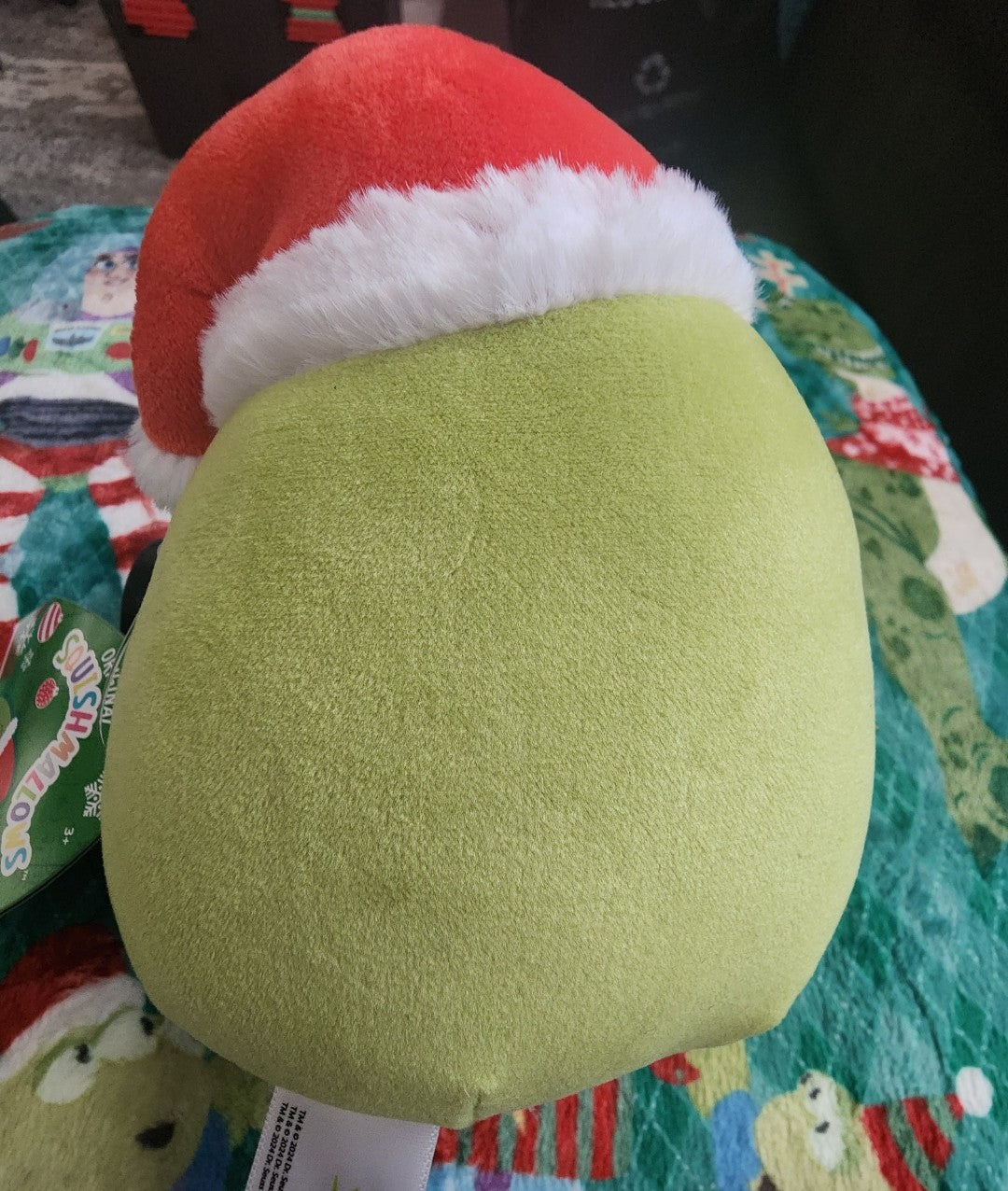 Squishmallows The Grinch as Santa Plush