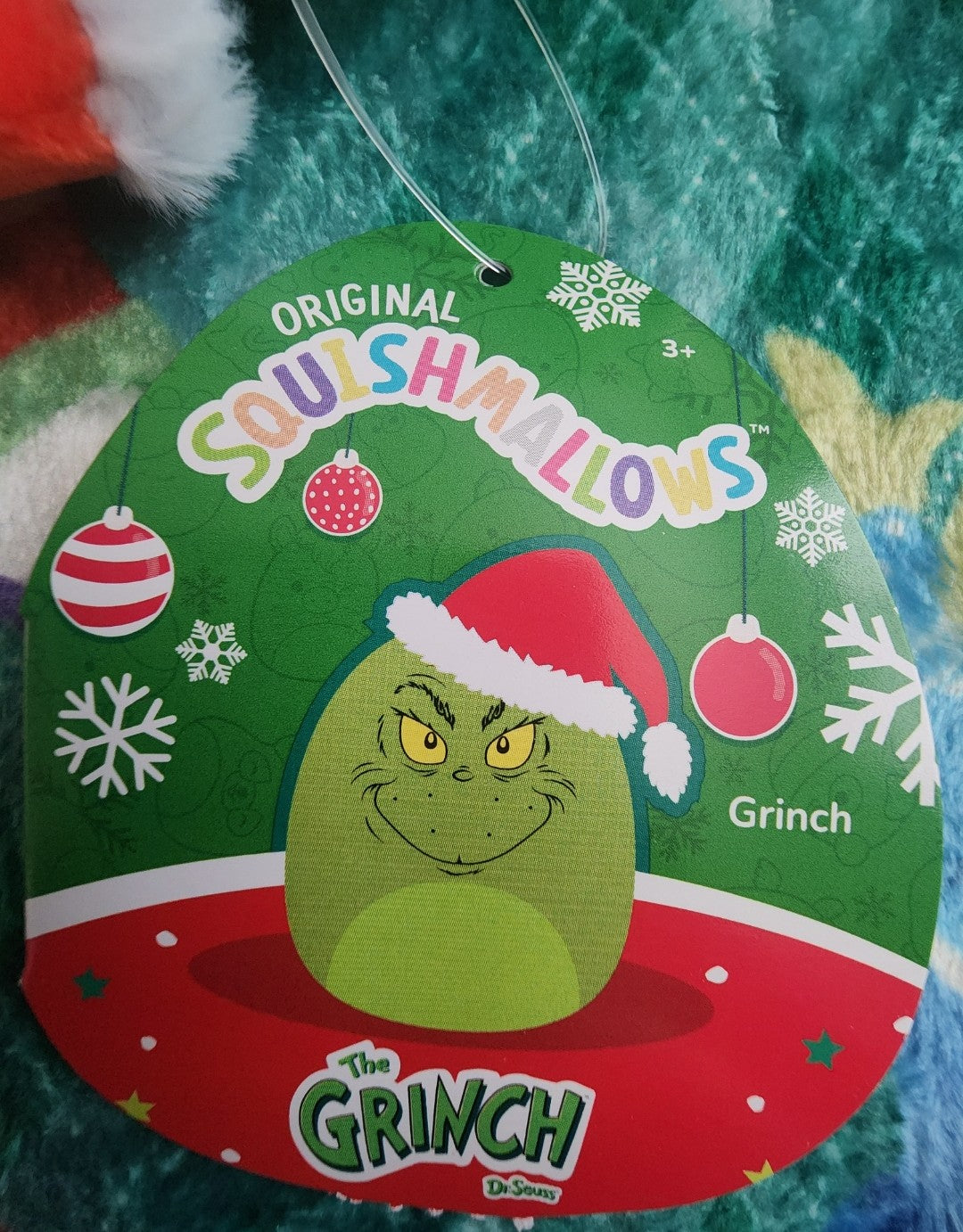 Squishmallows Santa Grinch Plush