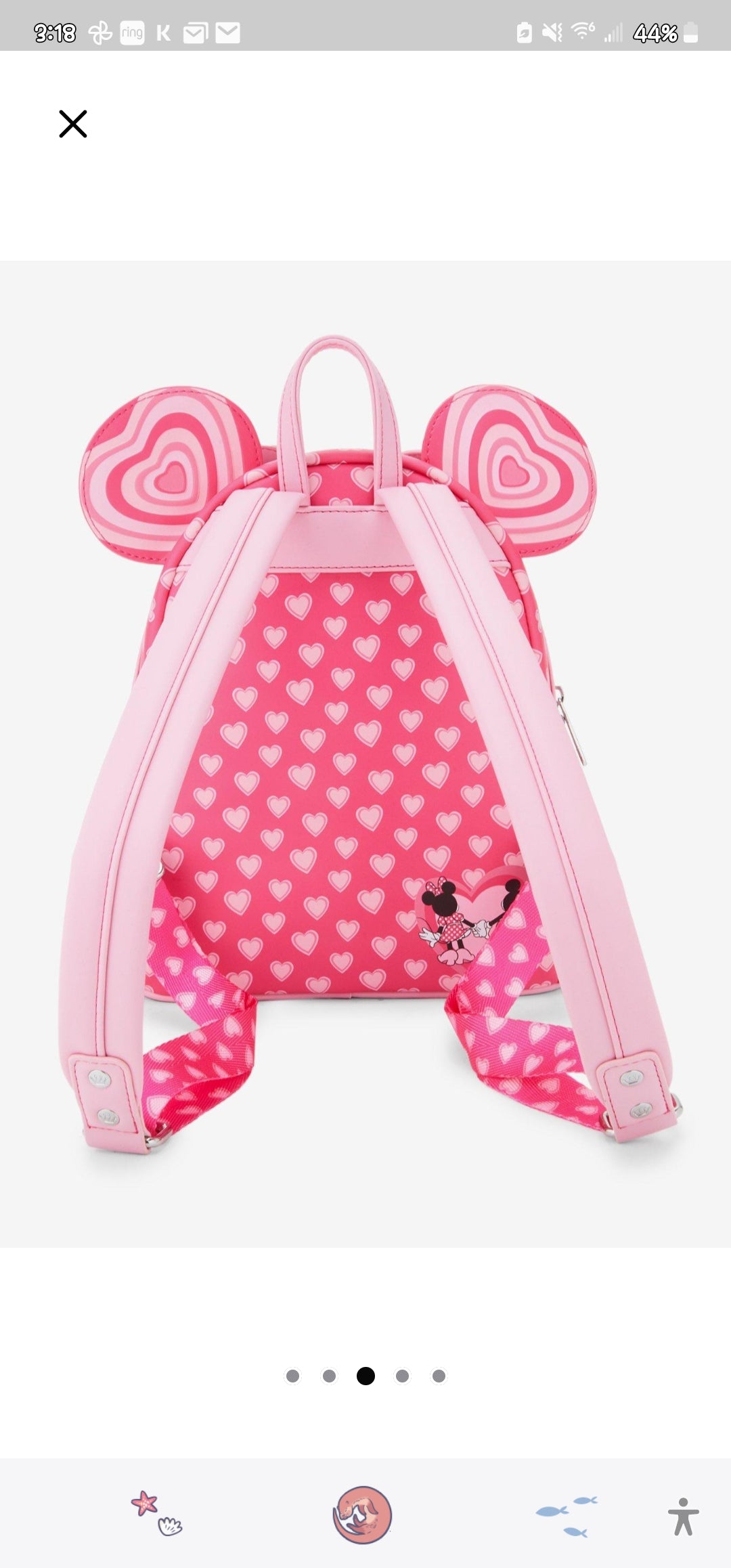 Loungefly Disney Mickey and Minnie Valentine's Backpack