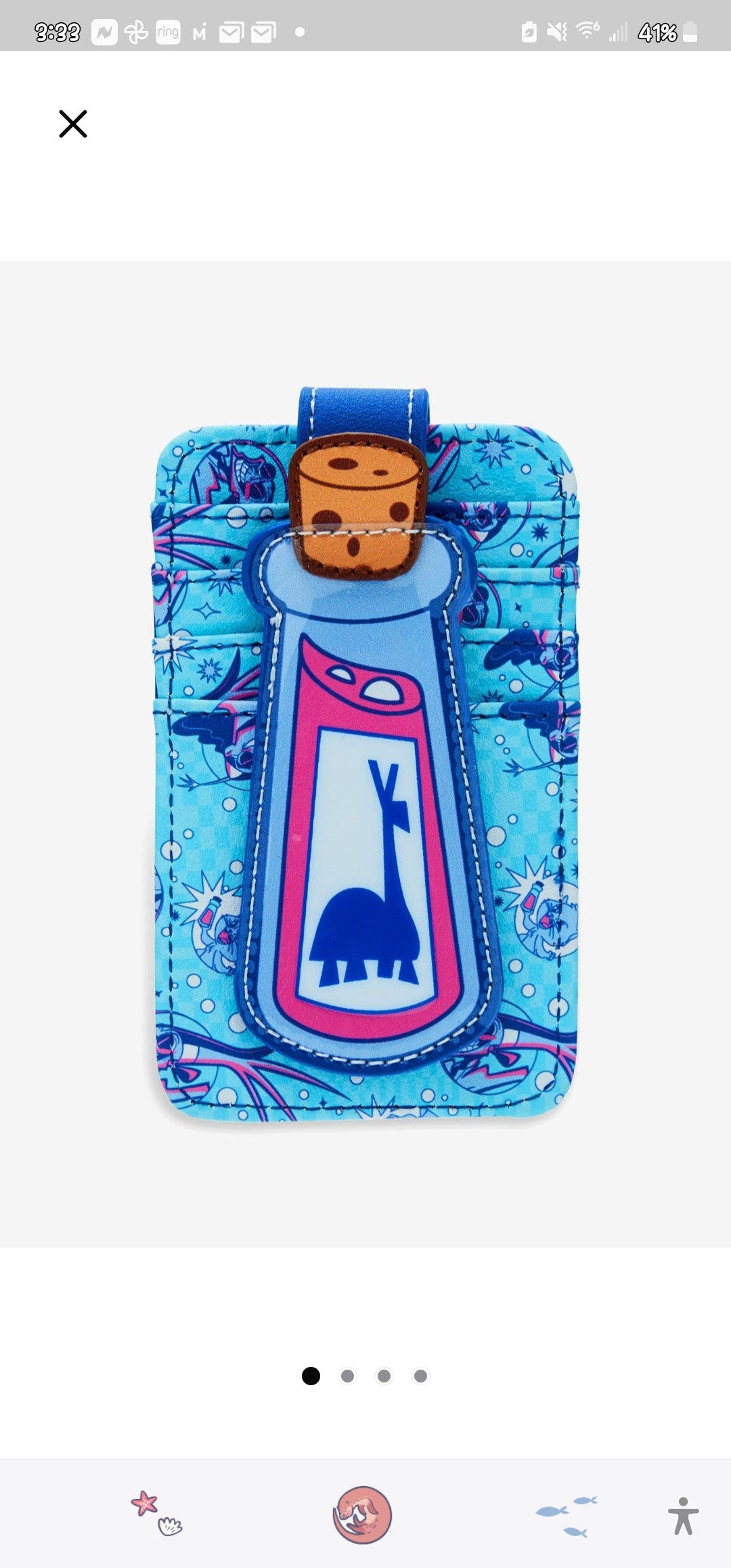 Loungefly Disney The Emperor's New Groove Kuzco's Poison Snap Card Holder