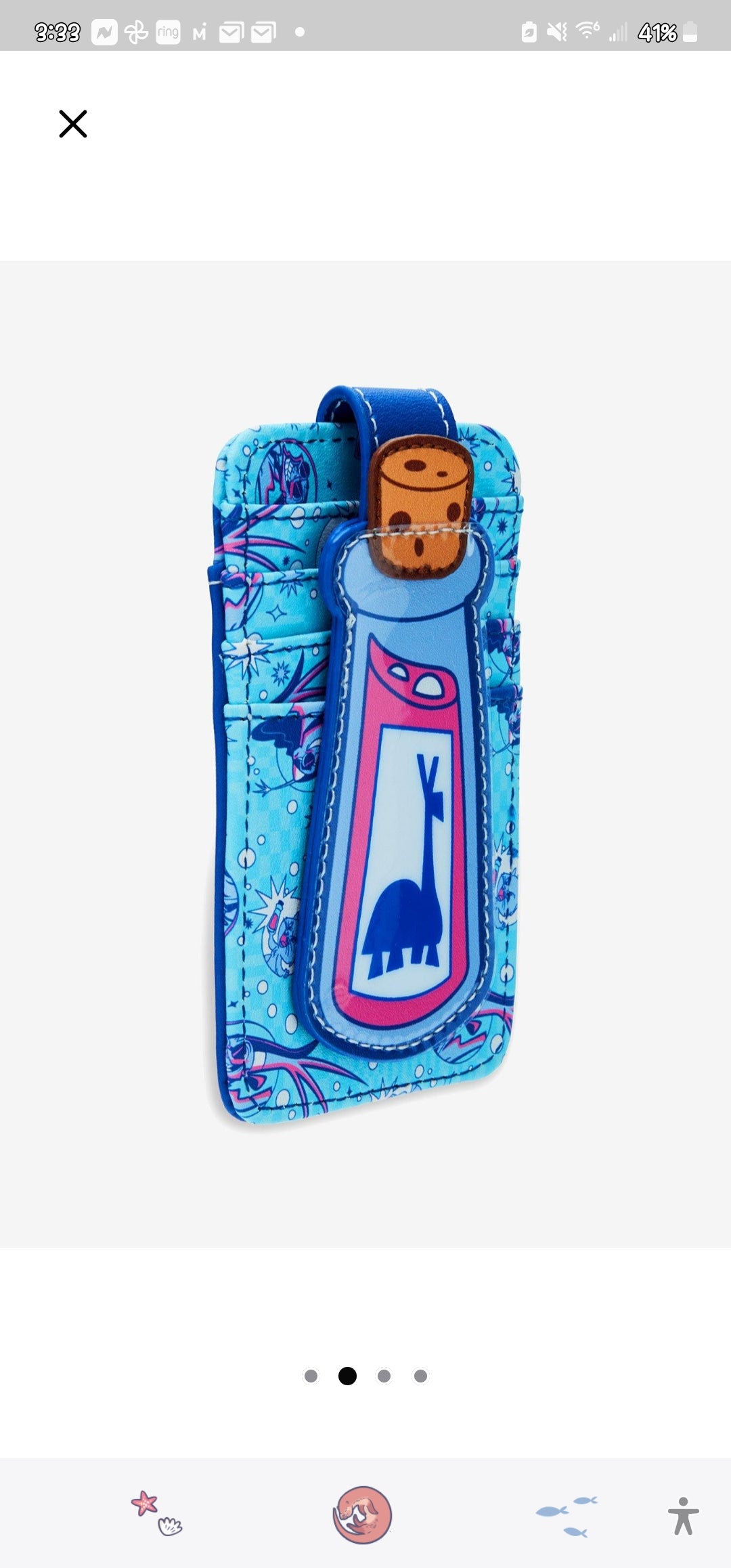 Loungefly Disney The Emperor's New Groove Kuzco's Poison Snap Card Holder