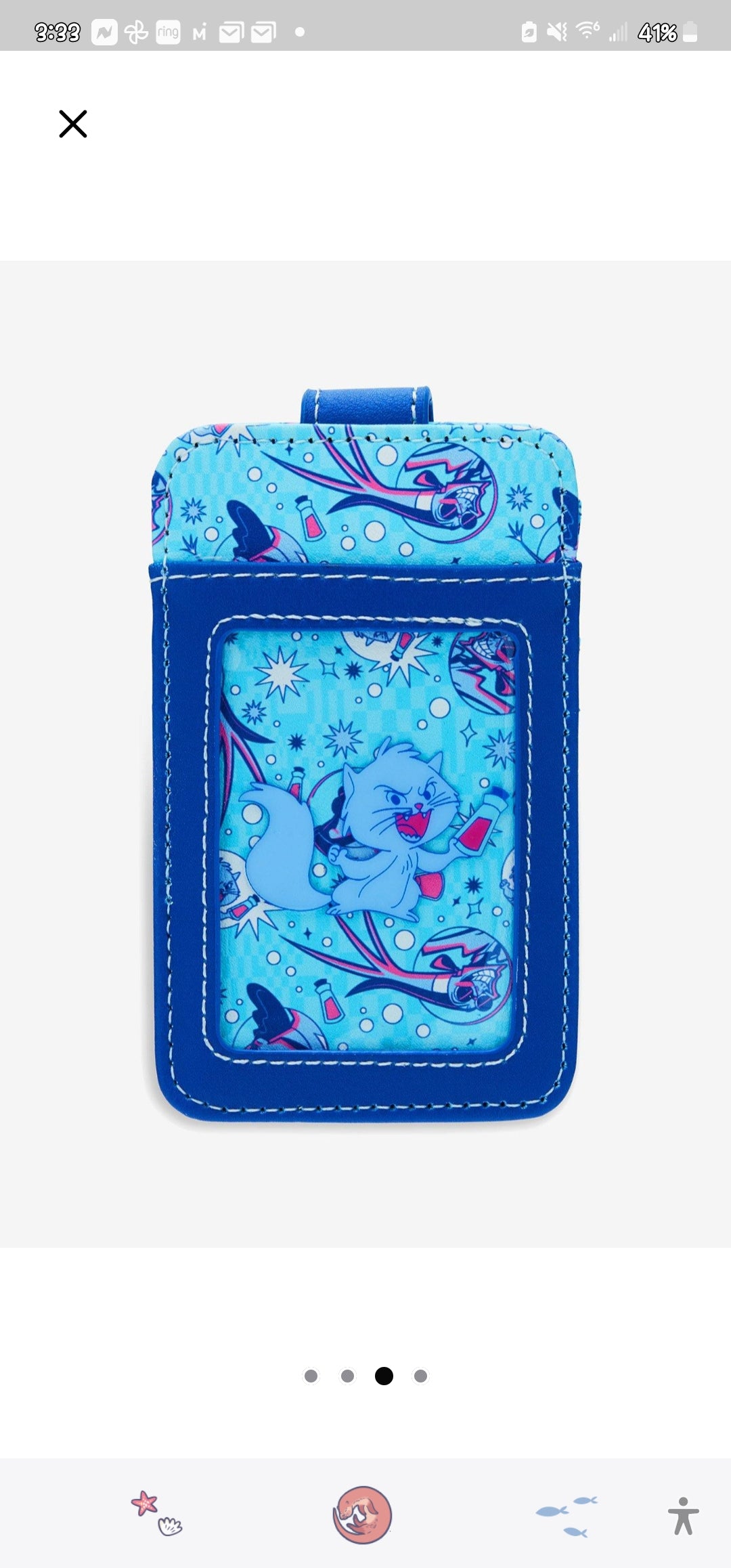 Loungefly Disney The Emperor's New Groove Kuzco's Poison Snap Card Holder