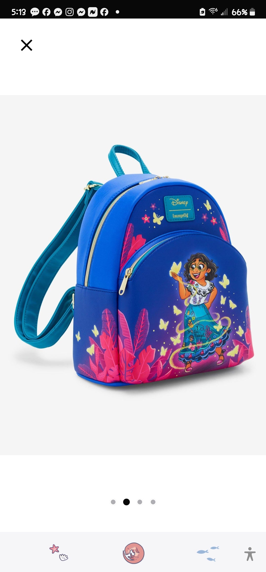 Loungefly Disney Encanto Maribel Butterflies Backpack