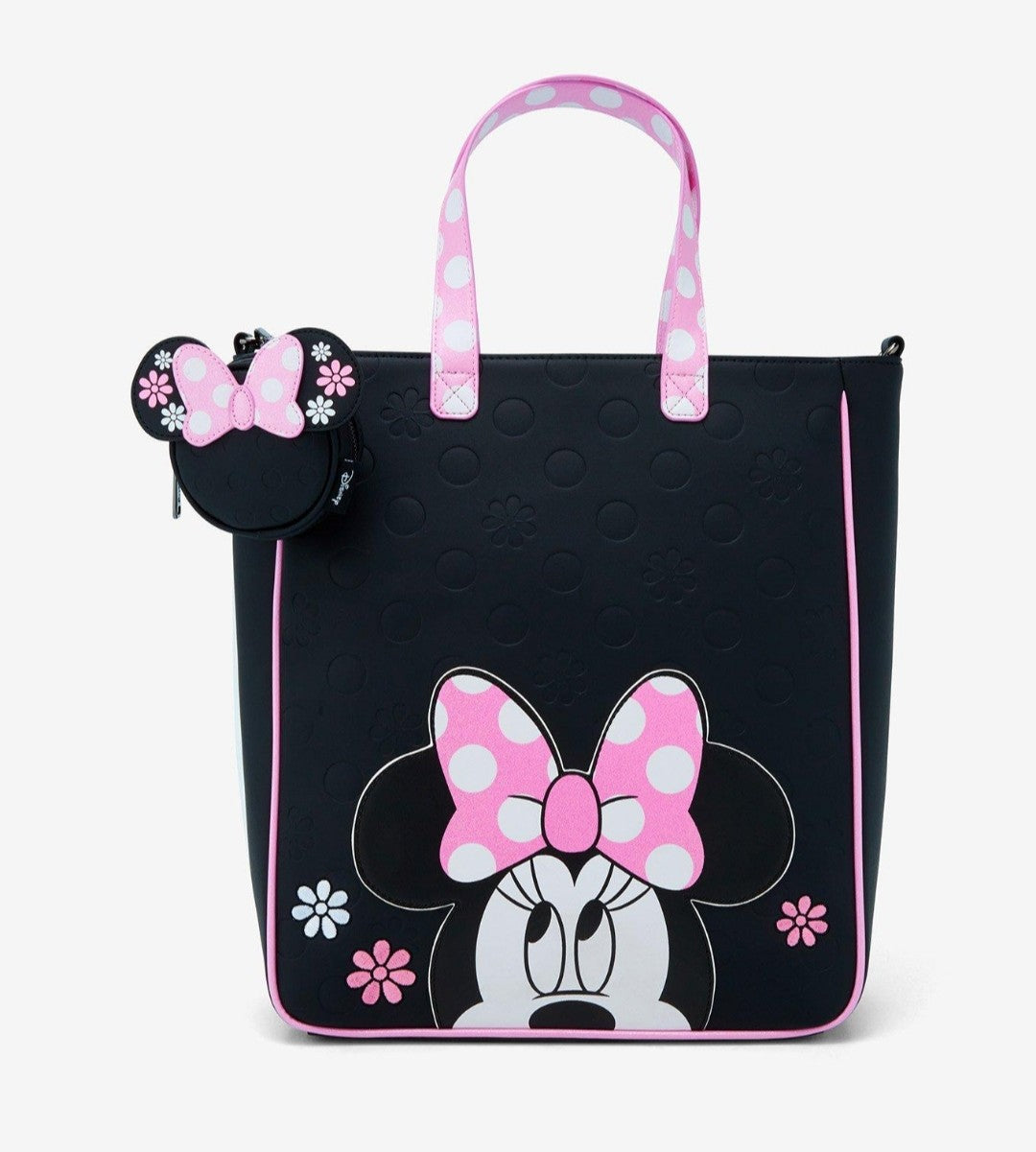 Loungefly Disney Minnie Mouse Floral Tote Bag and Coin Purse