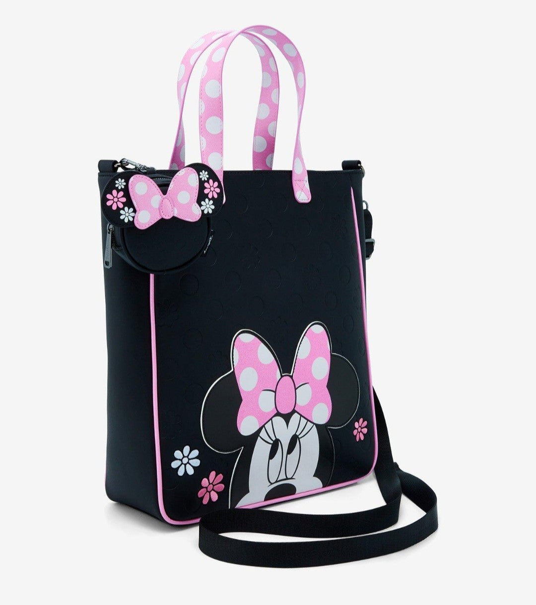 Loungefly Disney Minnie Mouse Floral Tote Bag and Coin Purse