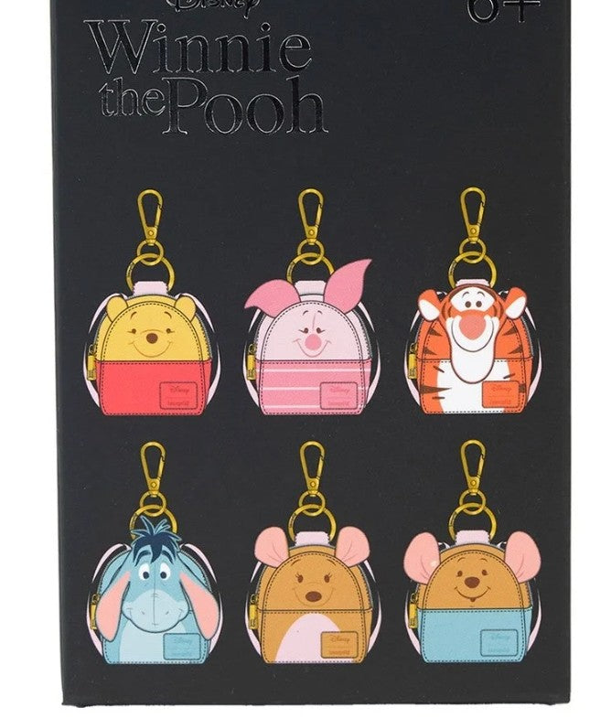 Loungefly Disney Winnie the Pooh & Friends Mini Pocket Backpack Mystery Bag Clips