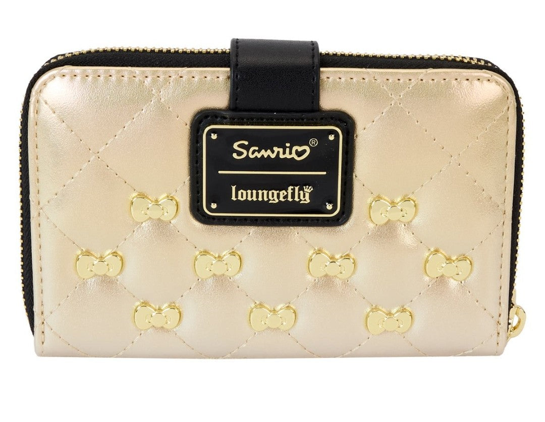 Loungefly Hello Kitty 50th Anniversary Gold Iridescent Wallet