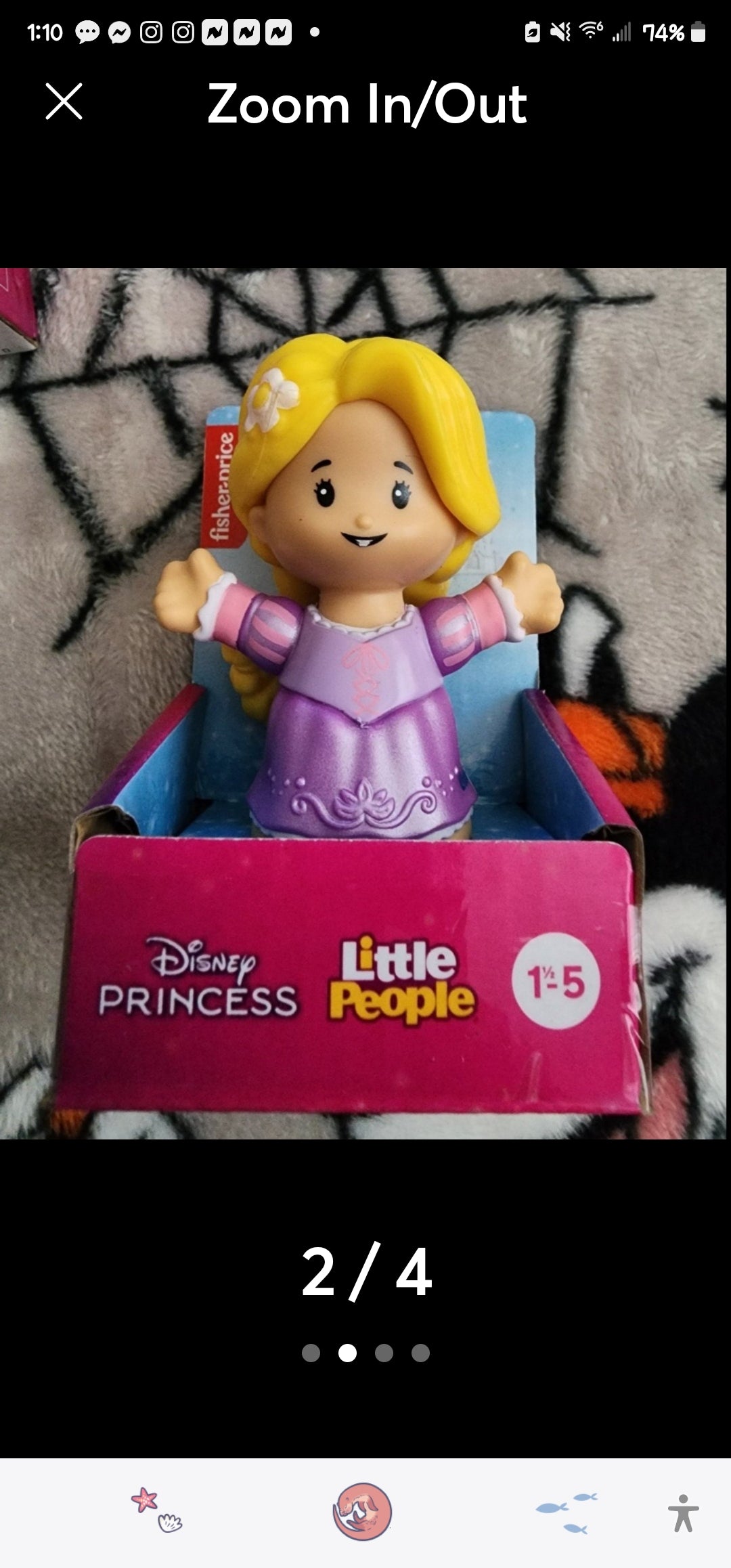 *Fisher Price Disney Princess Little People Figures