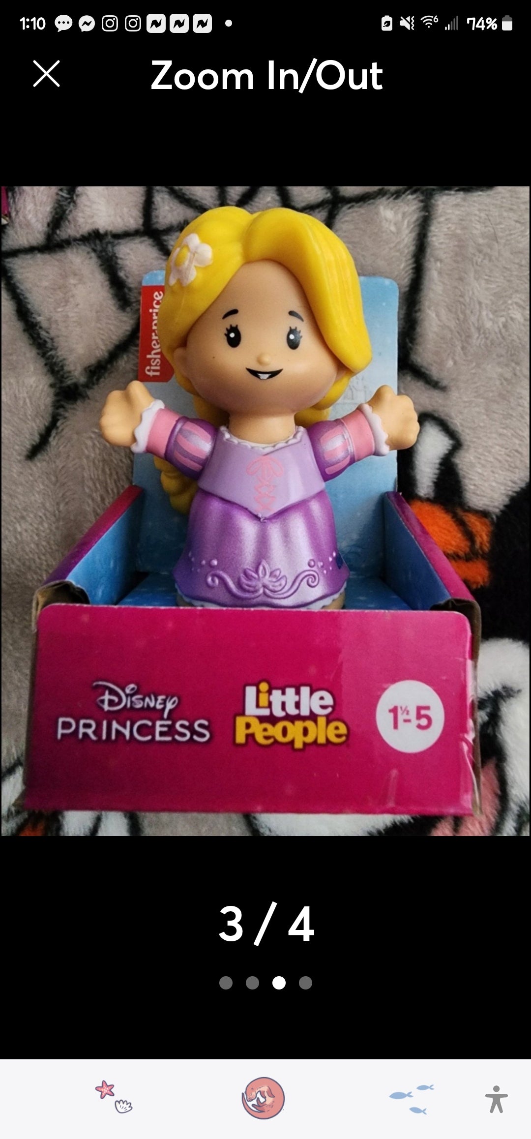 *Fisher Price Disney Princess Little People Figures