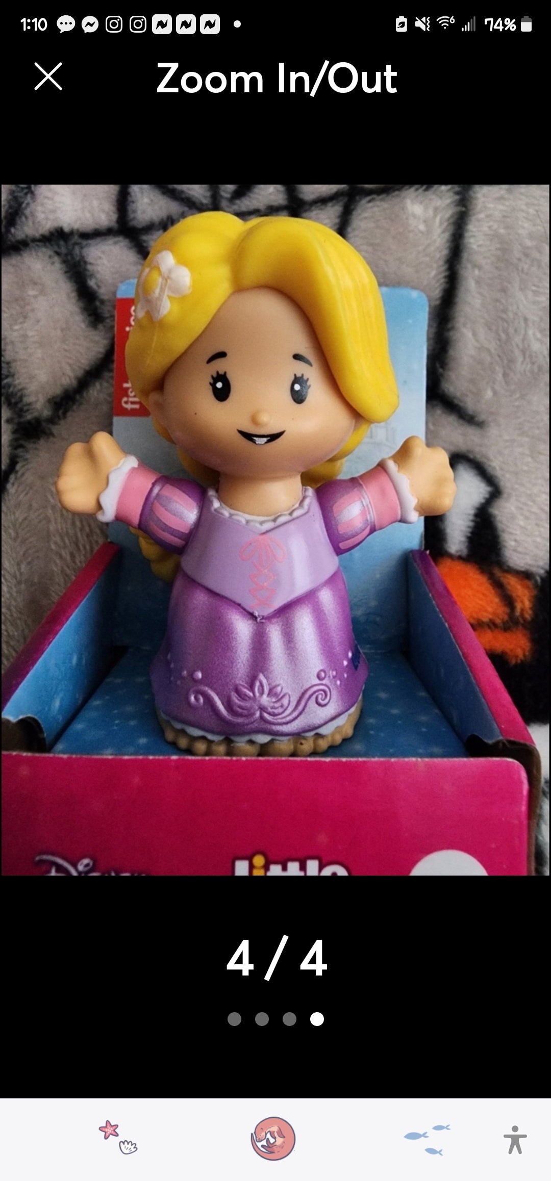 *Fisher Price Disney Princess Little People Figures