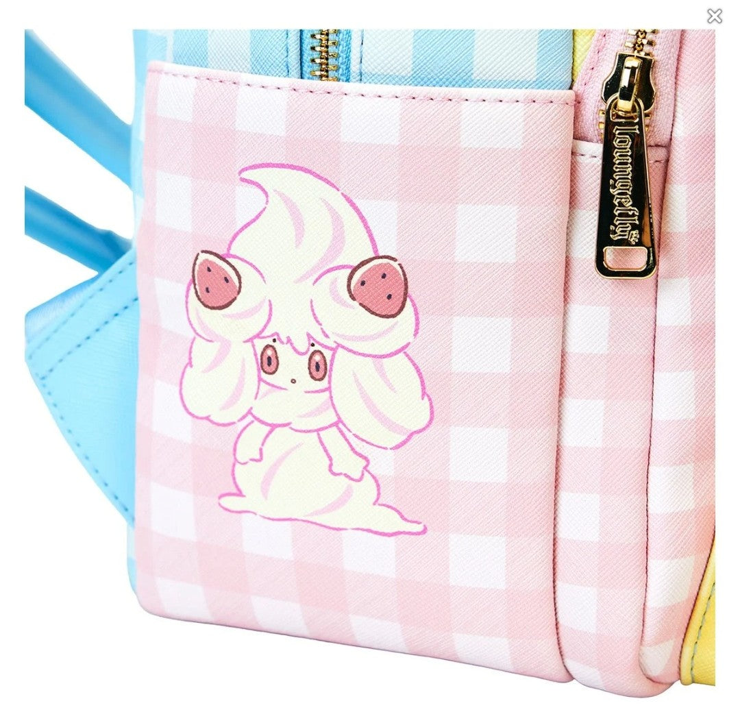 Loungefly Pokemon Pastel Graham Cafe Triple Pocket Backpack