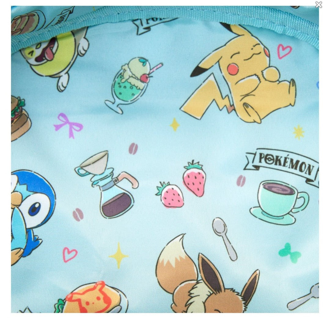 Loungefly Pokemon Pastel Graham Cafe Triple Pocket Backpack