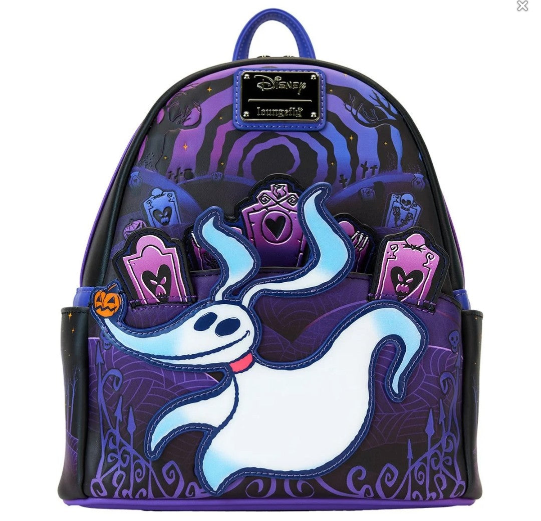 Loungefly Disney Nightmare Before Christmas Zero Cemetery Backpack