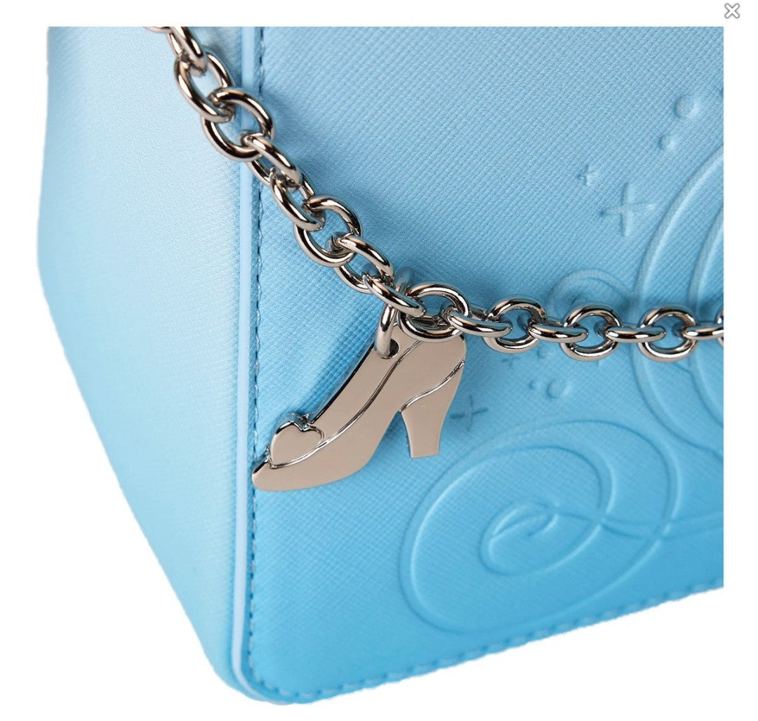 Loungefly Disney Cinderella 75th Anniversary Embossed Crossbody Bag