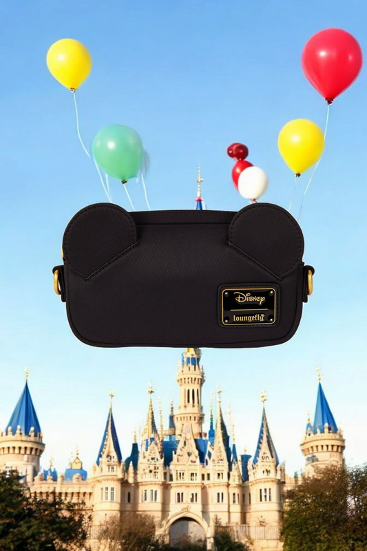 Loungefly Disney Mickey Mouse Ears Sling Bag with Coin Purse/ Belt Bag
