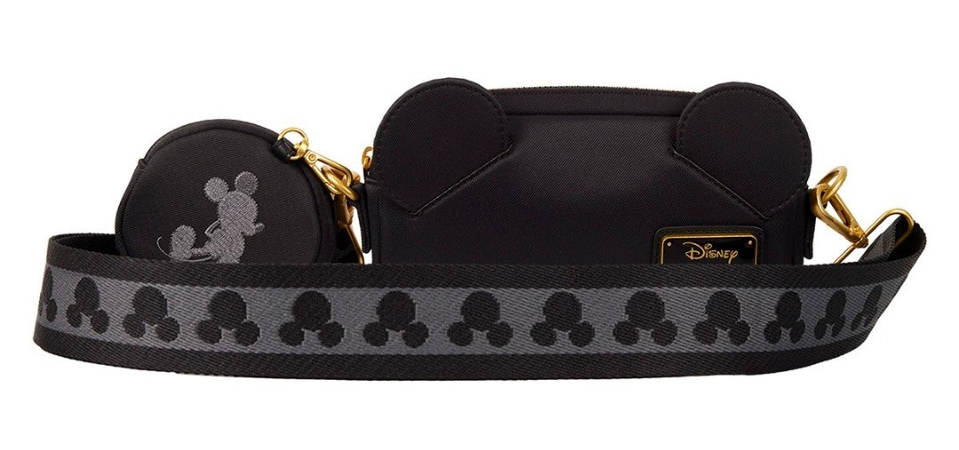 Loungefly Disney Mickey Mouse Ears Sling Bag with Coin Purse/ Belt Bag