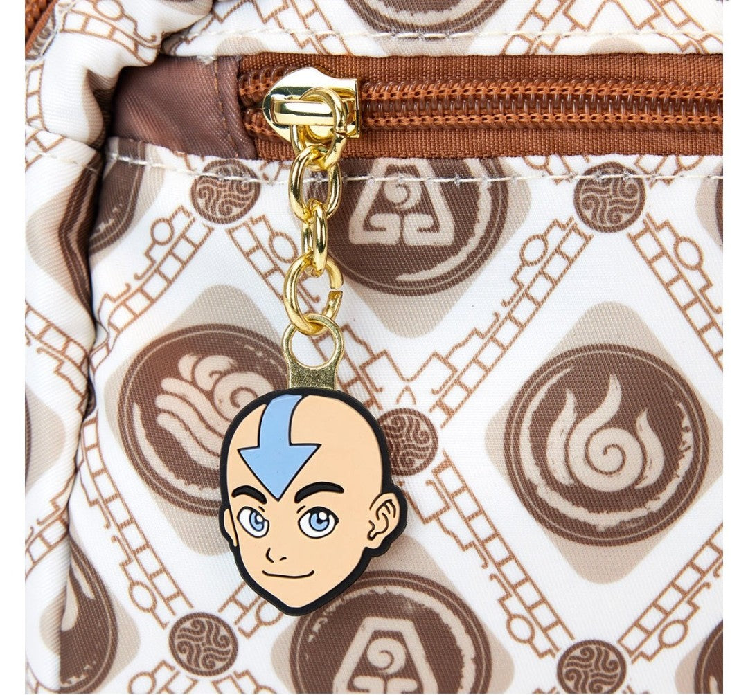 Loungefly Avatar with this Avatar: The Last Airbender Four Nations Nylon Sling Bag