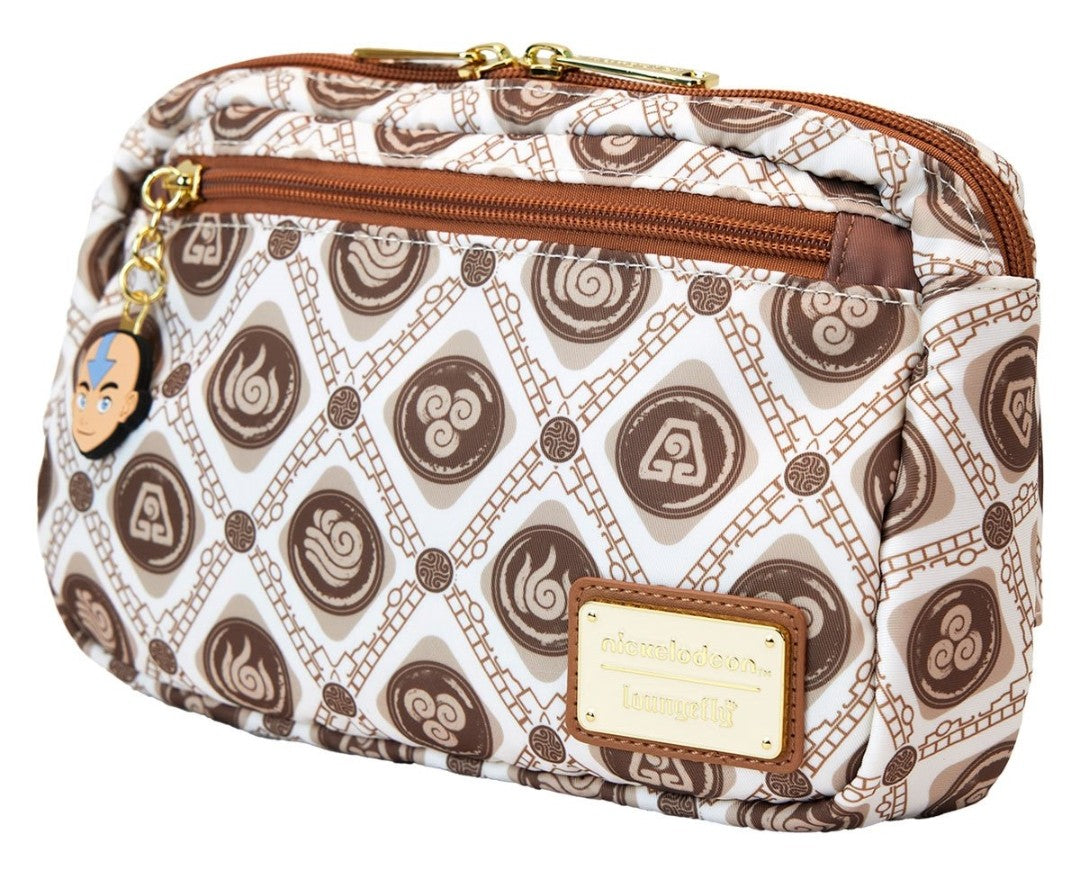 Loungefly Avatar with this Avatar: The Last Airbender Four Nations Nylon Sling Bag