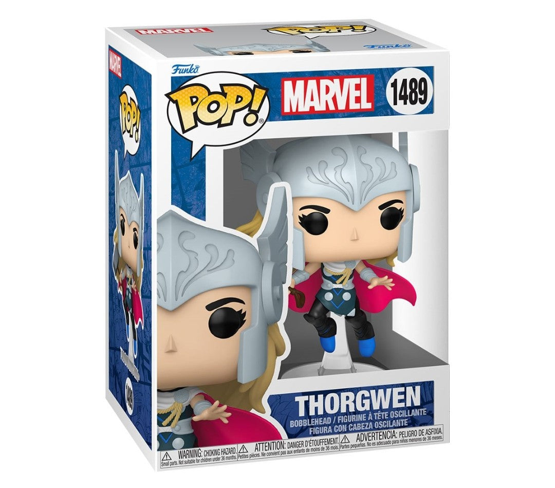 Funko Pop Marvel Spider Gwen as Thor-Gwen Figure