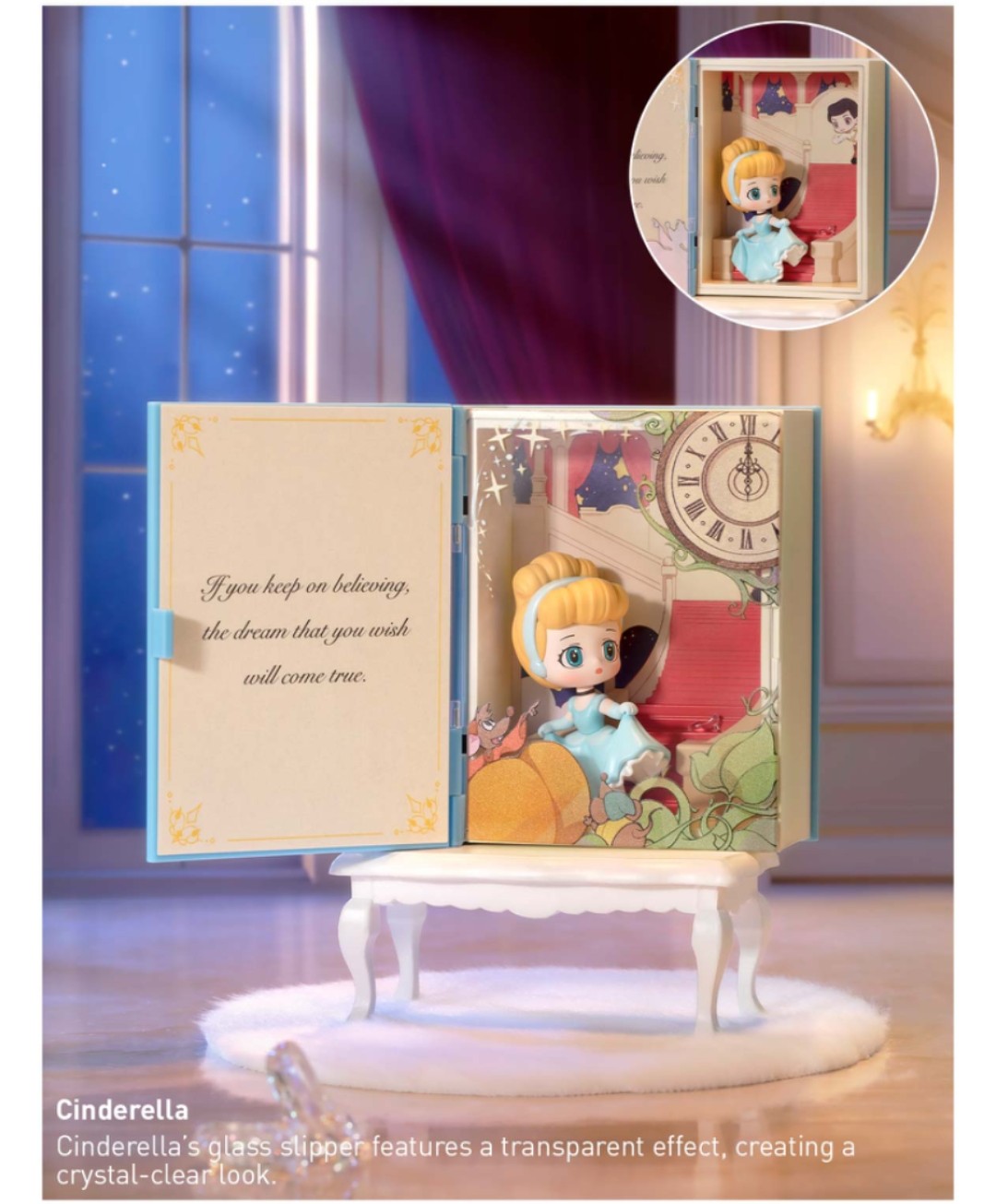 Pop Mart Disney Princess Fairy Tales Book Series Scene Set