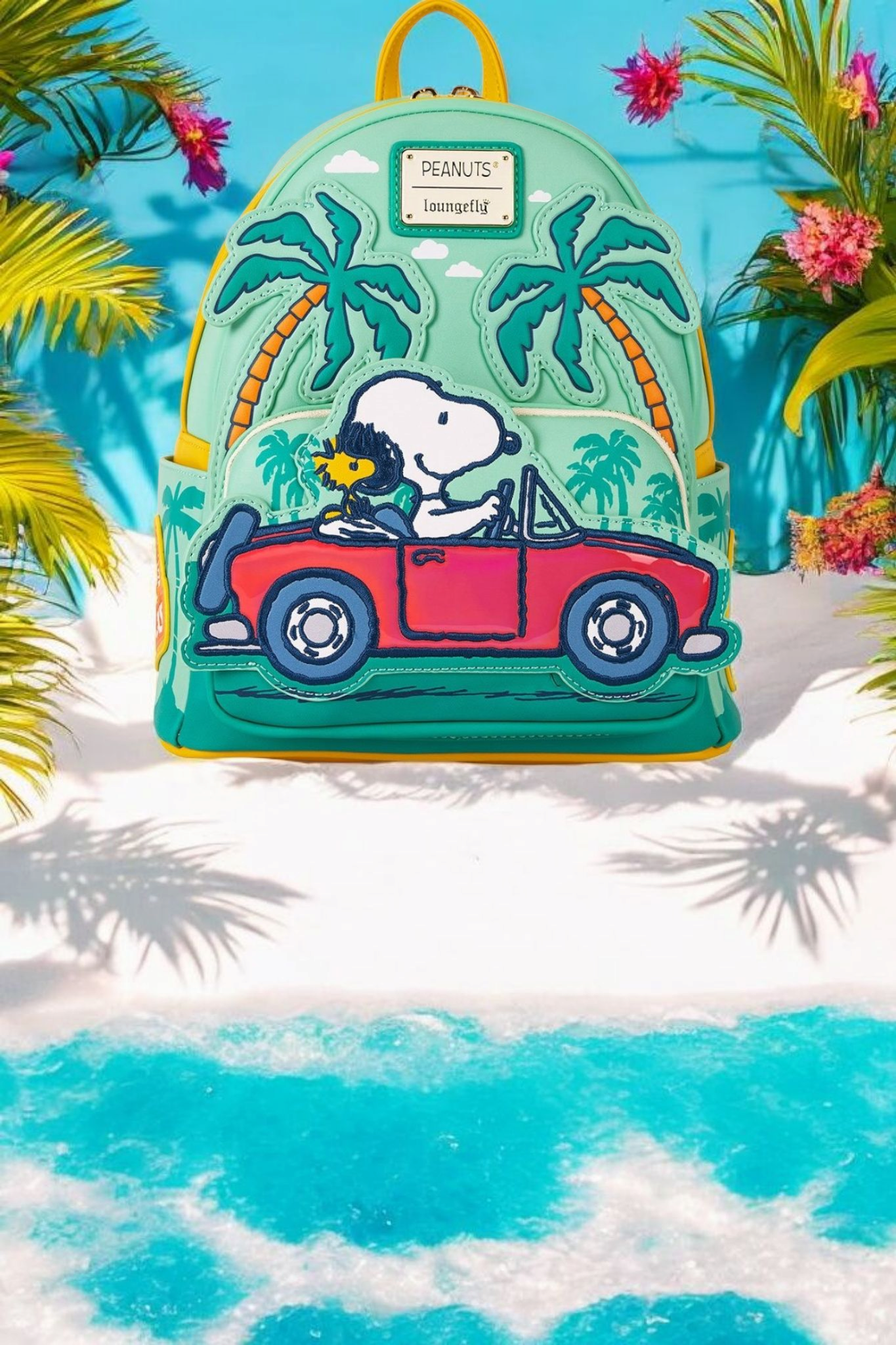 Loungefly Peanuts Snoopy and Woodstock Road Trip Backpack