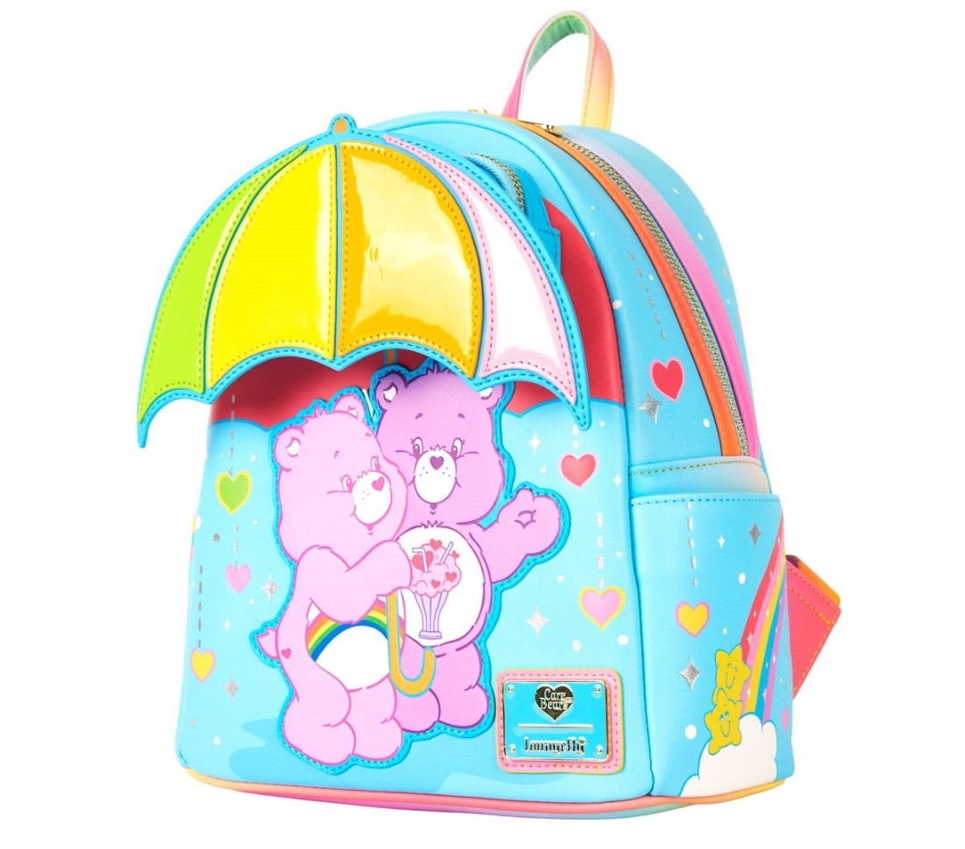 Loungefly Care Bears Rainbow Umbrella Backpack