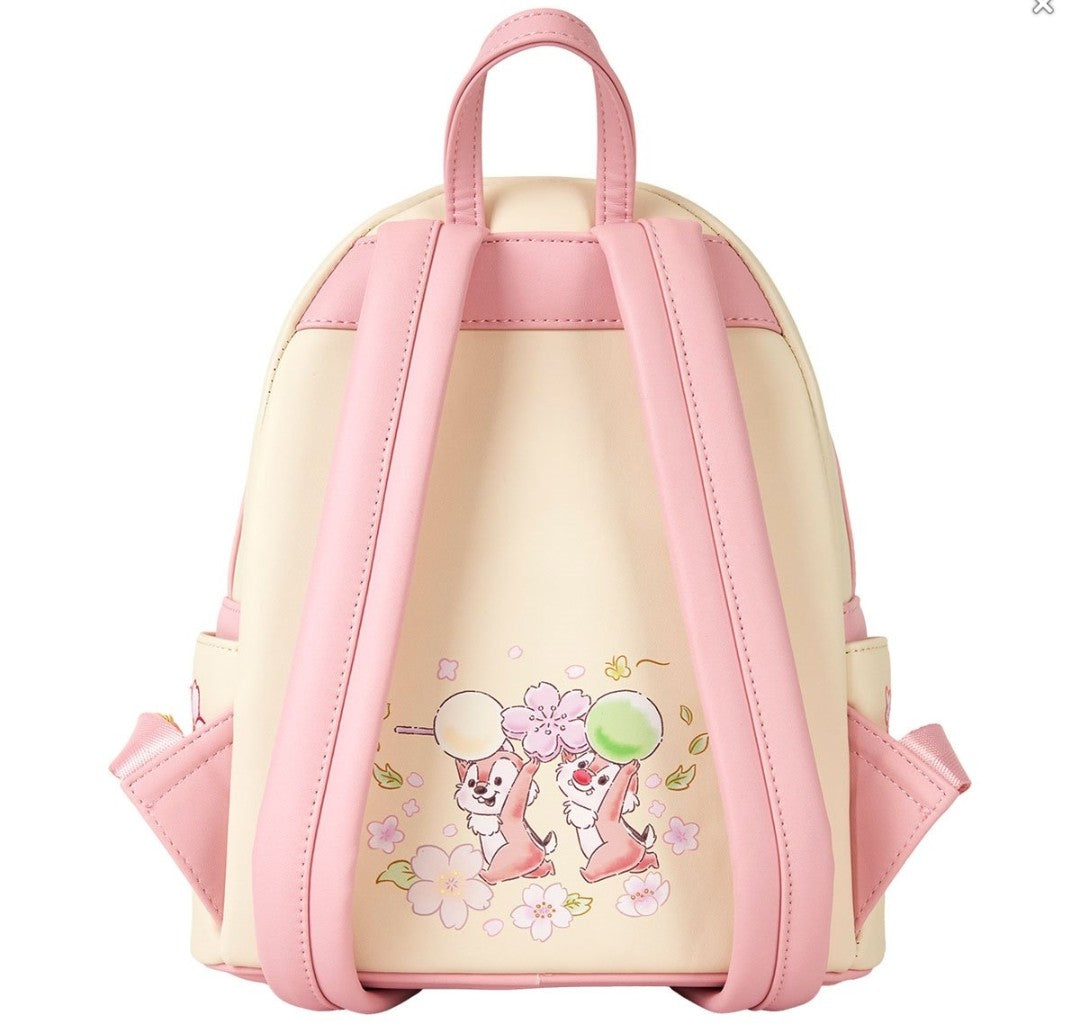 Loungefly Disney Chibi Chip and Dale Cherry Blossoms Backpack