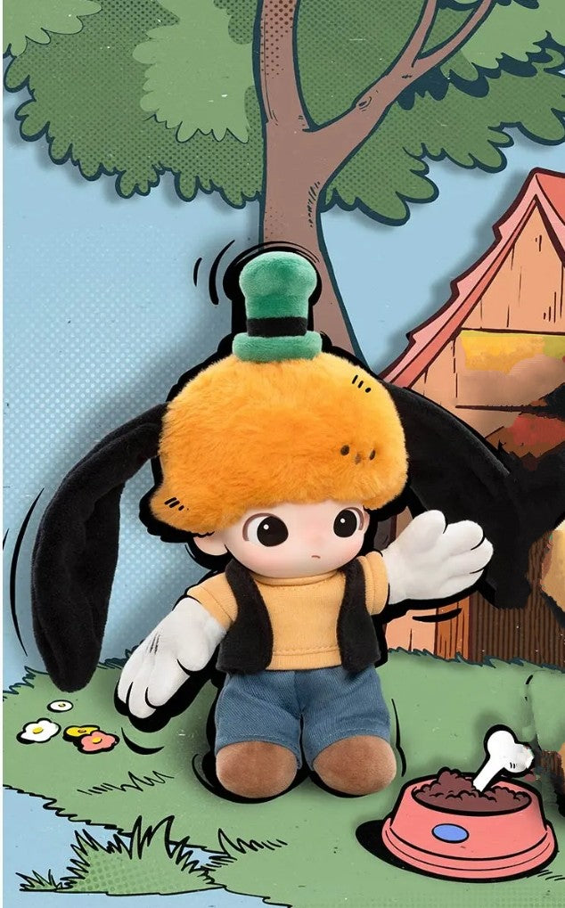Pop Mart Disney Goofy's Prank Dimoo World Vinyl Plush Keychain/Bag Clip