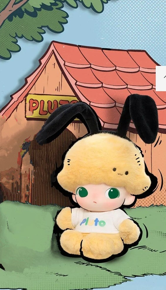 Pop Mart Disney Pluto's House Dimoo World Vinyl Plush Keychain/Bag Clip