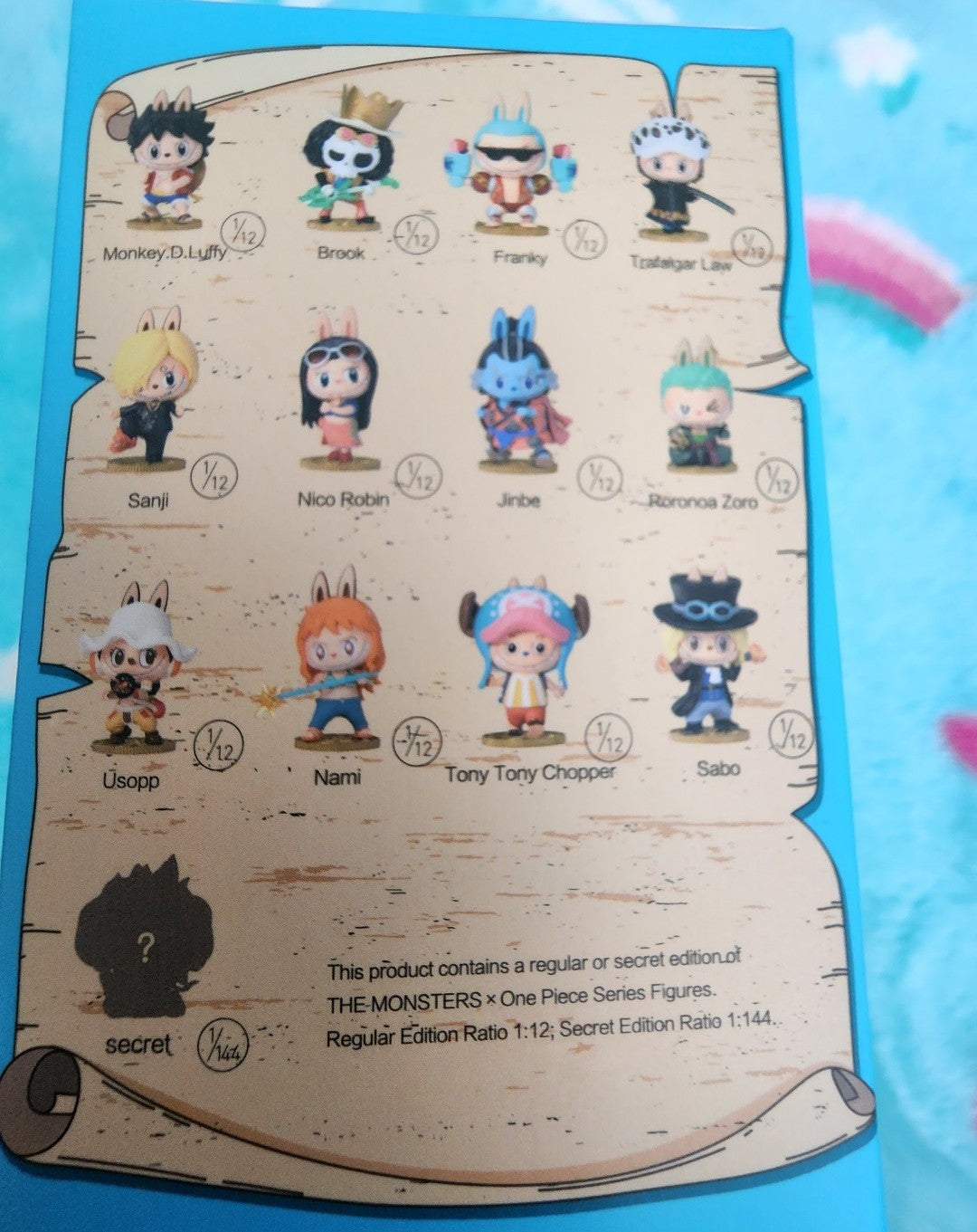 Pop Mart The Monsters One Piece Mystery Figures