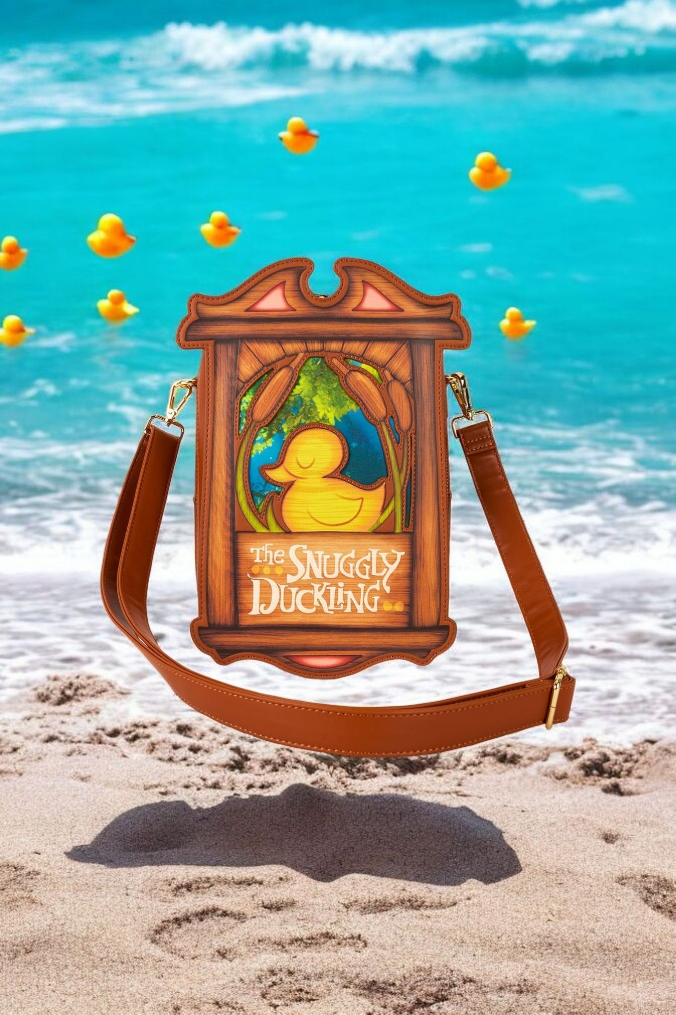 Loungefly Disney Tangled Rapunzel Snuggly Duckling Crossbody Bag