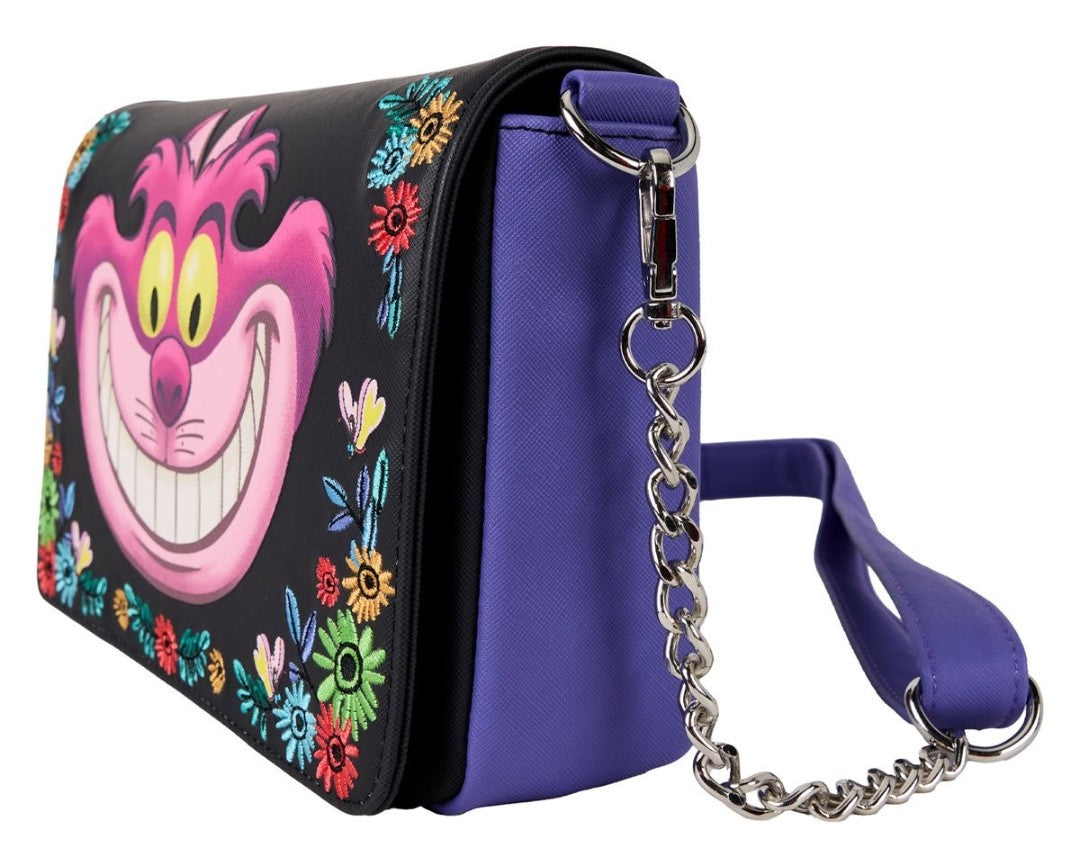 Loungefly Disney Alice in Wonderland Cheshire Cat Crossbody Bag