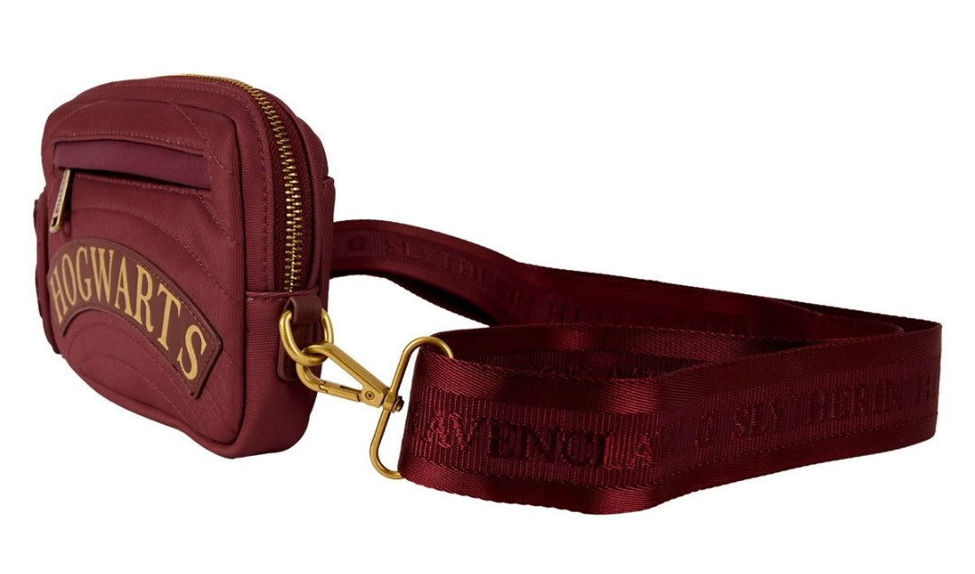 Loungefly Harry Potter Hogwarts Gryffindor Sling Bag/Belt Bag with Coin Purse