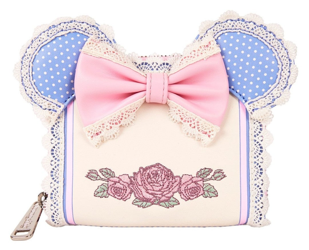 Loungefly Disney Minnie Mouse Floral and Lace Ear Wallet