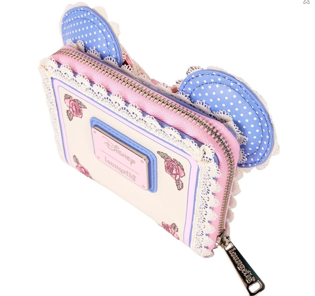 Loungefly Disney Minnie Mouse Floral and Lace Ear Wallet