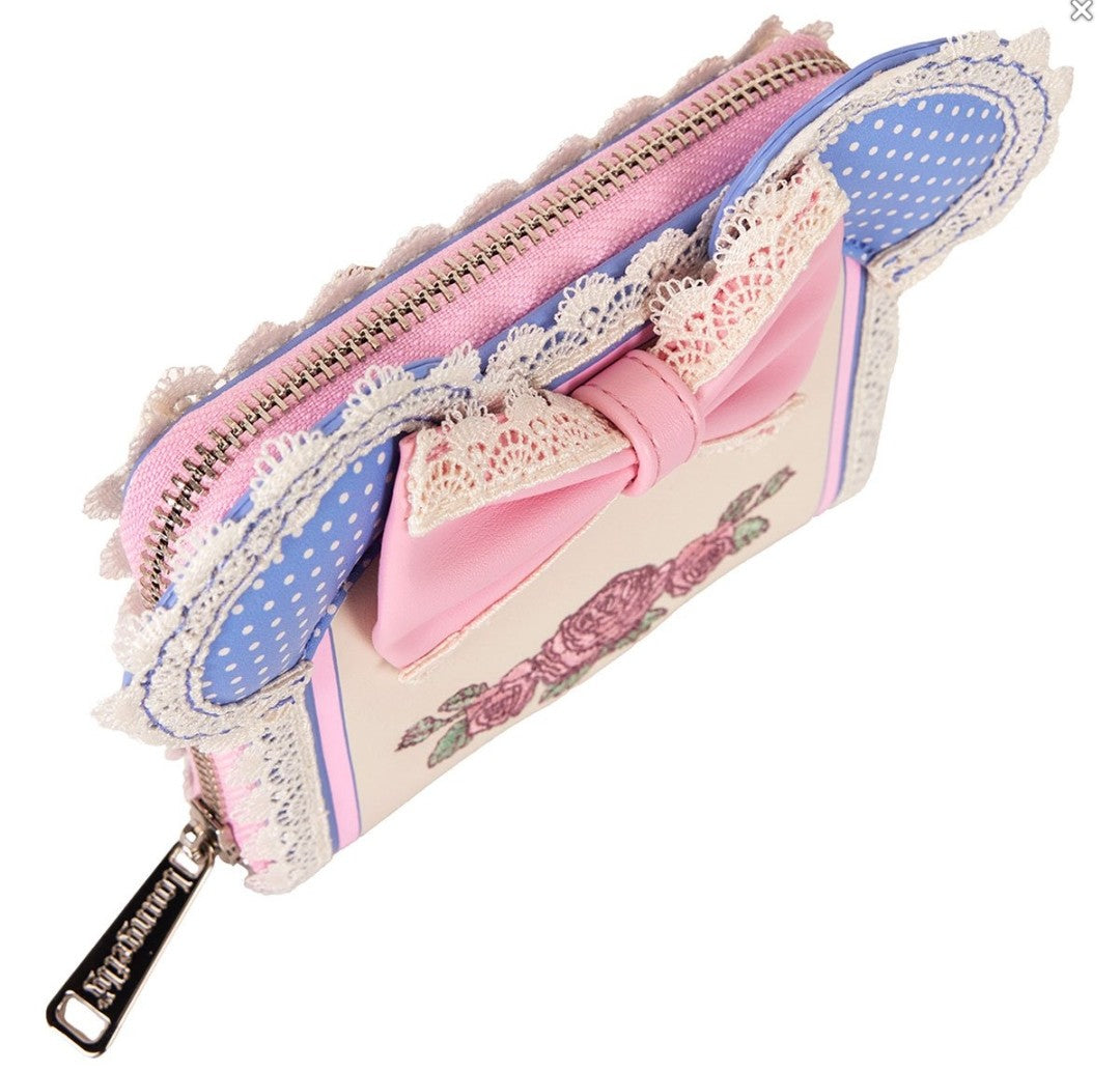 Loungefly Disney Minnie Mouse Floral and Lace Ear Wallet