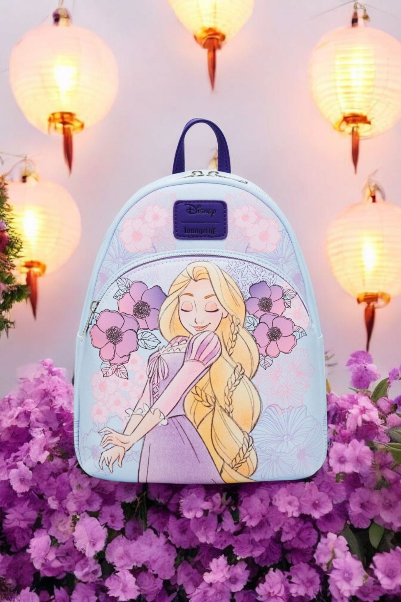 Loungefly Disney Tangled Rapunzel Floral Backpack